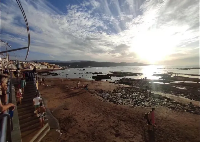 Right On The In Canteras - First Line! Apartment *